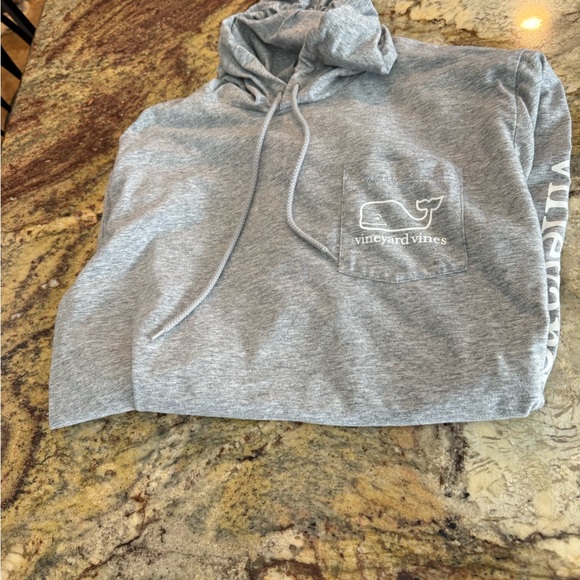 Vineyard Vines Heather Gray Hoodie - Picture 3 of 4
